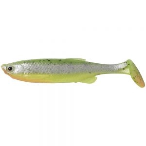 Nástraha Fat Minnow T-Tail 9cm 7g Fluo Green Silver